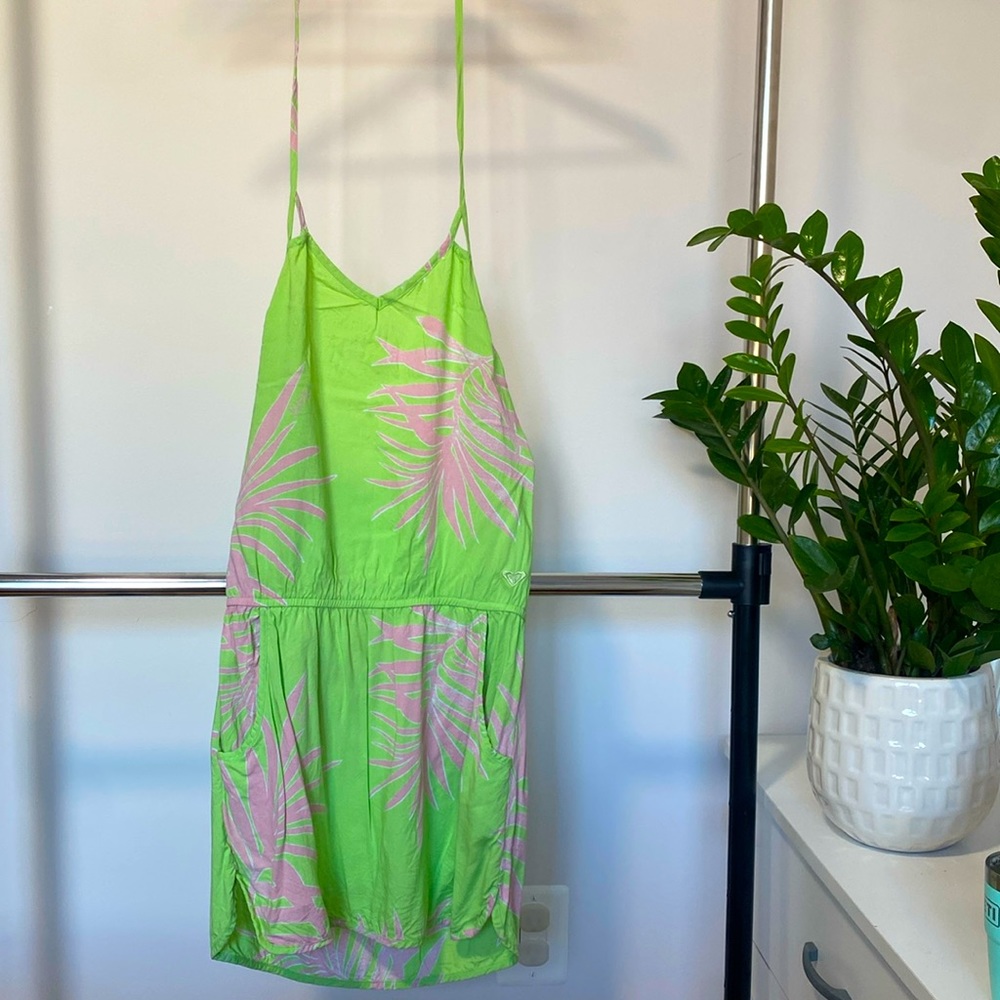 Roxy Halter Neck Coverup Dress